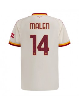 AS Roma Donyell Malen #14 Replika Borta Kläder 2026-27 Kortärmad